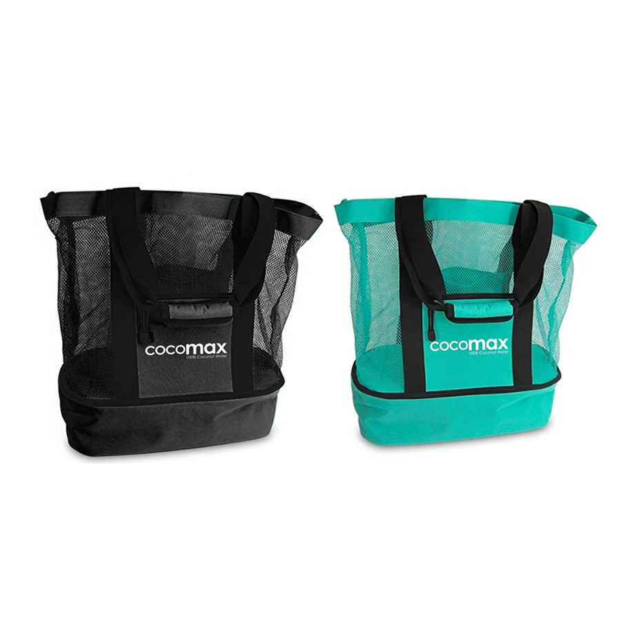 "2in1 Mesh Beach Tote Bag with Detachable Cooler Bag" APAC